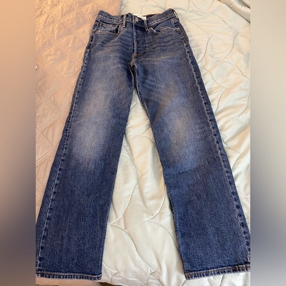 Denim Forum Arlo High Rise Straight - Size 25 - Picture 2 of 6